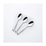 Gri 12'li Sade Çay Kaşık Takımı, Şık ve Kullanışlı Ev Aksesuarı