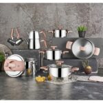 18 Parça Bal Peteği Çeyiz Seti, Pembe, Şık ve Kullanışlı Tasarım