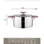 18 Parça Bal Peteği Çeyiz Seti, Pembe, Şık ve Kullanışlı Tasarım - Görsel 5