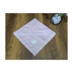 Çeyiz Diyarı Fransız Güpürlü Saten Kardelen Tek Bohça Pudra