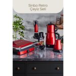 Retro Kırmızı Çeyizlik Seti, Şık ve Kullanışlı Tasarım, Hızlı ve Güvenli Teslimat - Görsel 2