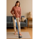 Dik 500W Süpürge, 1l Toz Hazneli, Hepa Filtreli, Çelik Borulu, Mavi Renk