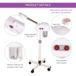 Ozonlu Buhar Makinesi, Ayaklı, Dokunmatik Ekran, Beyaz Renkli - Görsel 2