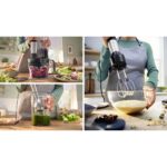 Bosch 1200 W Paslanmaz Çelik El Blenderı, Gri, Ergonomik ve Güçlü Performans - Görsel 2