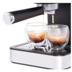 Köpürtücü ve Isıtmalı Espresso Makinesi, Dayanıklı Titanium Tasarım - Görsel 2