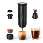 Taşınabilir Espresso Makinesi V2 Siyah 20BAR, Pratik ve Şık Kahve Deneyimi - Görsel 2