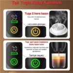 Taşınabilir Espresso Makinesi V2 Siyah 20BAR, Pratik ve Şık Kahve Deneyimi - Görsel 5