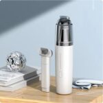 Renkli Şarjlı Mini Araç Içi Süpürge, Pratik ve Hafif Temizlik Aleti - Görsel 2