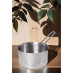 KaktüsKedi 14 cm Paslanmaz Çelik Kaçerola | Sütlük | Mini Yumurta Haşlama Tavası  7174471 - Görsel 3