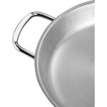 Gümüş Renkli Çelik Italyan Omlet Tavası 18 cm Kapaksız - Görsel 5