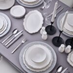 Evaliza Moon Platin 85 Parça 12 Kişilik Yemek Takımı - Görsel 2