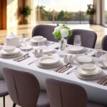 Evaliza Destiny Platin 85 Parça 12 Kişilik Yemek Takımı