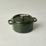 Karaca Heritage Demir Döküm Emayeli Tencere Yeşil 24 cm