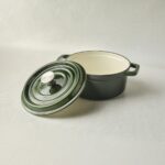 Karaca Heritage Demir Döküm Emayeli Tencere Yeşil 24 cm - Görsel 3