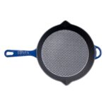 Sürel Mavi Demir Döküm Petekli Tava 28 cm - Görsel 2