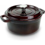 Karaca Heritage Demir Döküm Emayeli Tencere Kırmızı 24 cm - Görsel 4