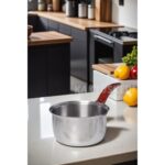 KaktüsKedi 14 cm Paslanmaz Çelik Kaçerola | Sütlük | Mini Yumurta Haşlama Tavası  7174451 - Görsel 3