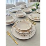 Yiğit Seramik Züccaciye Sarı Çiğdem 6 Kişilik 24 Parça Yemek Takımı - Görsel 3