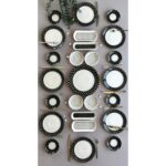 Yiğit Seramik Züccaciye Elegance Puantiye 8 Kişilik 25 Parça Kahvaltı Takımı