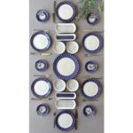 Yiğit Seramik Züccaciye Retro 6 Kişilik 21 Parça Kahvaltı Takımı