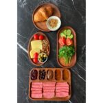 Masal Design Willora Ahşap ( 1.sınıf Kalite Kayın Ağacı ) 4 Parça Kahvaltı Takımı, Kahvaltılık, Sunumluk