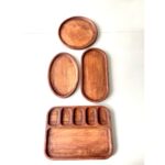 Masal Design Willora Ahşap ( 1.sınıf Kalite Kayın Ağacı ) 4 Parça Kahvaltı Takımı, Kahvaltılık, Sunumluk - Görsel 2