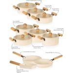 The Mia Cucina Di Mia Indüksiyon Tabanlı Seramik Tencere Seti 17 Parça - Görsel 2