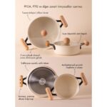 The Mia Cucina Di Mia Indüksiyon Tabanlı Seramik Tencere Seti 17 Parça - Görsel 4