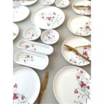 Fushia Çiğdem 12 Kişilik 21 Parça Kahvaltı Takımı - Görsel 2