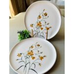 Yiğit Seramik Züccaciye Sarı Çiğdem 6 Adet 25 cm Servis Sunumluk