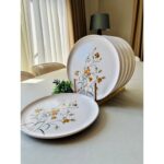 Yiğit Seramik Züccaciye Sarı Çiğdem 6 Adet 25 cm Servis Sunumluk - Görsel 2