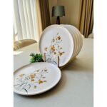 Yiğit Seramik Züccaciye Sarı Çiğdem 6 Adet 25 cm Servis Sunumluk - Görsel 3