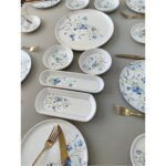 Çiğdem Blue Model 6 Kişilik 21 Parça Kahvaltı Takımı Kahvaltı Seti [mavi 6] - Görsel 2