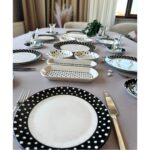 Yiğit Seramik Züccaciye Elegance Puantiye 6 Kişilik 21 Parça Kahvaltı Takımı - Görsel 3