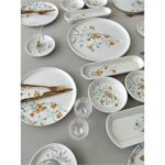 Çiğdem Model 12 Kişilik 21 Parça Kahvaltı Takımı Kahvaltı Seti[ Sarı 12] - Görsel 2