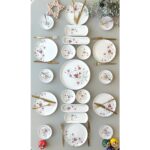 Fushia Çiğdem 6 Kişilik 21 Parça Kahvaltı Takımı