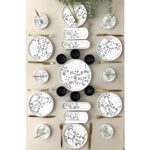 Siyah Eliz 6 Kişilik 23 Parça Kahvaltı Takımı Kahvaltı Seti