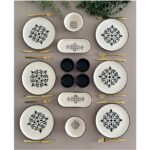 Siyah Isırgan 6 Kişilik 14 Parça Kahvaltı Takımı(2)