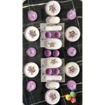 Yiğit Seramik Züccaciye Başak Lila 6 Kişilik 24 Parça Kahvaltı Takımı