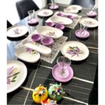 Yiğit Seramik Züccaciye Başak Lila 6 Kişilik 24 Parça Kahvaltı Takımı - Görsel 2