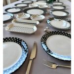 Yiğit Seramik Züccaciye Elegance Puantiye 12 Kişilik 21 Parça Kahvaltı Takımı - Görsel 3