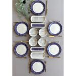 Yiğit Seramik Züccaciye Retro 6 Kişilik 14 Parça Kahvaltı Takımı