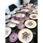 Yiğit Seramik Züccaciye Mor Bşk 12 Kişilik 36 Parça Kahvaltı Takımı - Görsel 2