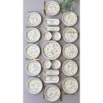 Yiğit Seramik Züccaciye Floral 12 Kişilik 21 Parça Kahvaltı Takımı