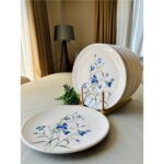 Yiğit Seramik Züccaciye Mavi Çiğdem 6 Adet 25 cm Servis Sunumluk - Görsel 3