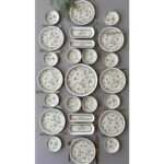 Yiğit Seramik Züccaciye Floral 8 Kişilik 25 Parça Kahvaltı Takımı