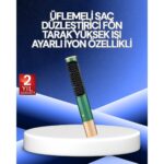 Zero Land Msa-Shop 3’ü 1 Arada Saç Şekillendirme Seti – Kurutma, Düzleştirme, Tarama