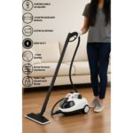 Woodhub Çok Fonksiyonlu Buharlı Temizlik Makinesi Beyaz, Güçlü ve Pratik Temizlik Aracı - Görsel 2