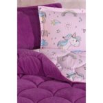 nordqueen Wellsoft Tek Kişilik Uyku Seti Çift Taraflı Unicorn - Görsel 3