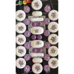 Lila 12 Kişilik 36 Parça Kahvaltı Takımı